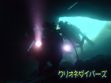 雲見洞窟ダイビング