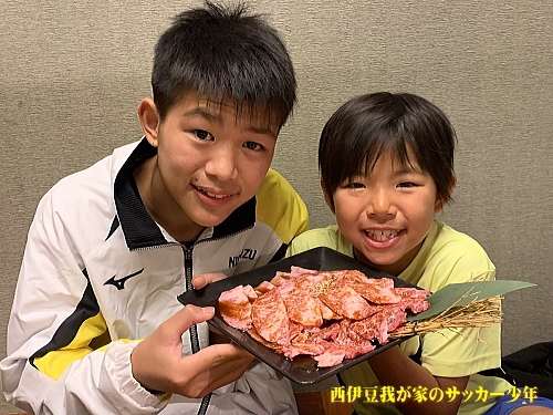 西伊豆我が家のサッカー少年