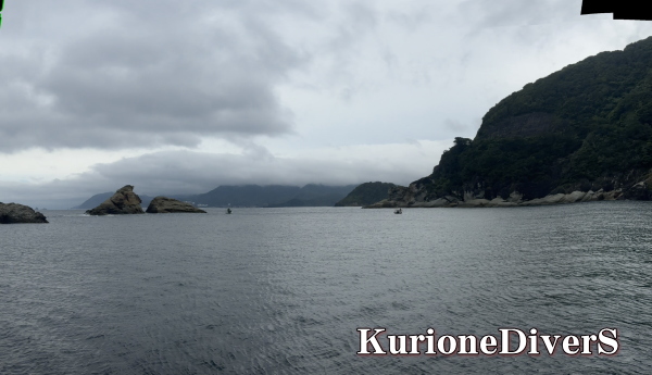 本日の西伊豆・雲見の海況と牛着岩周辺のポイントの様子