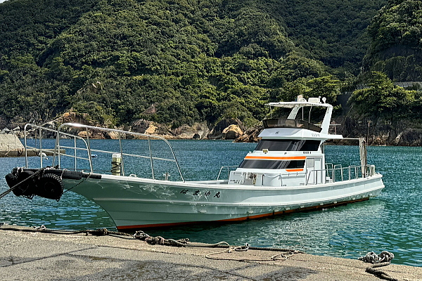 雲見の大型ダイビング船